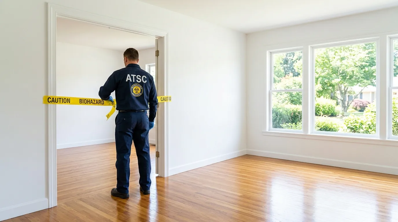 Certified biohazard cleanup crew performing Decomposition Cleanup in South Haven